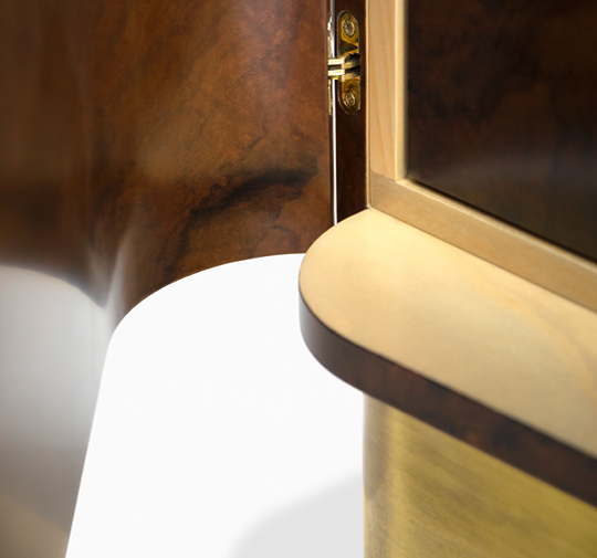 BARAKA | Wooden Cupboard Modern Design by BRABBU